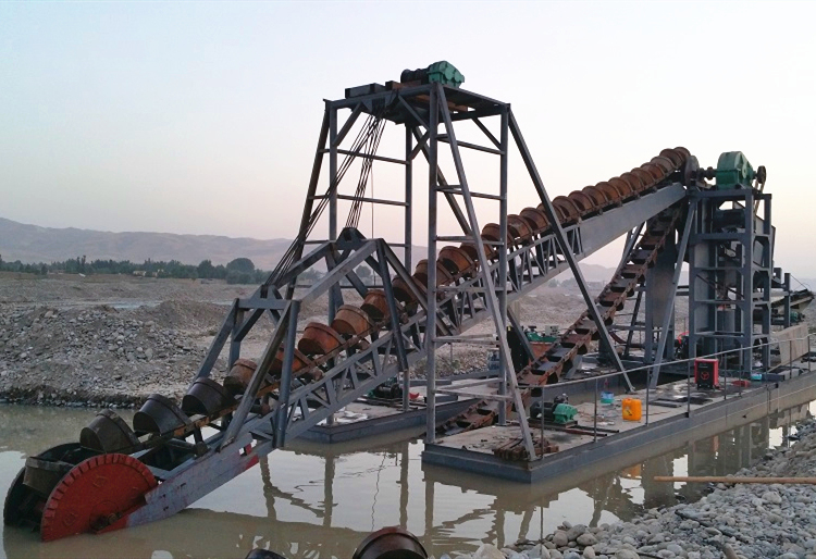 挖沙淘金船選金設備